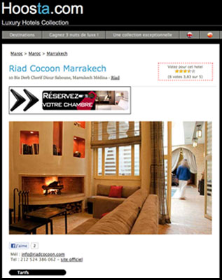 RIAD COCOON MARRAKECH | riad luxe medina, press riad - Marrakech Riad_Cocoon